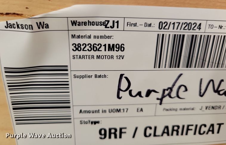 image for item JO9352 Massey Furgeson filters and starters