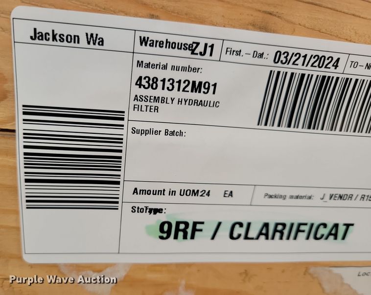 image for item JO9352 Massey Furgeson filters and starters