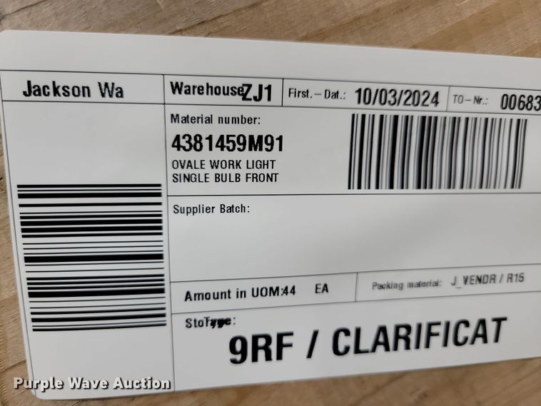 image for item JO9358 (104) Massey Ferguson lights