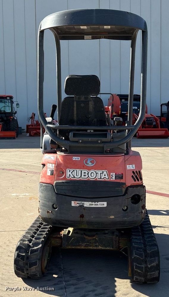 image for item JT9639 2018 Kubota  U17 mini excavator