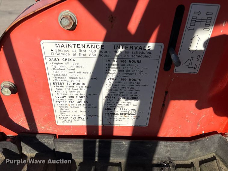 image for item JT9639 2018 Kubota  U17 mini excavator