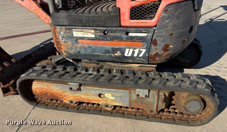 image for item JT9639 2018 Kubota  U17 mini excavator