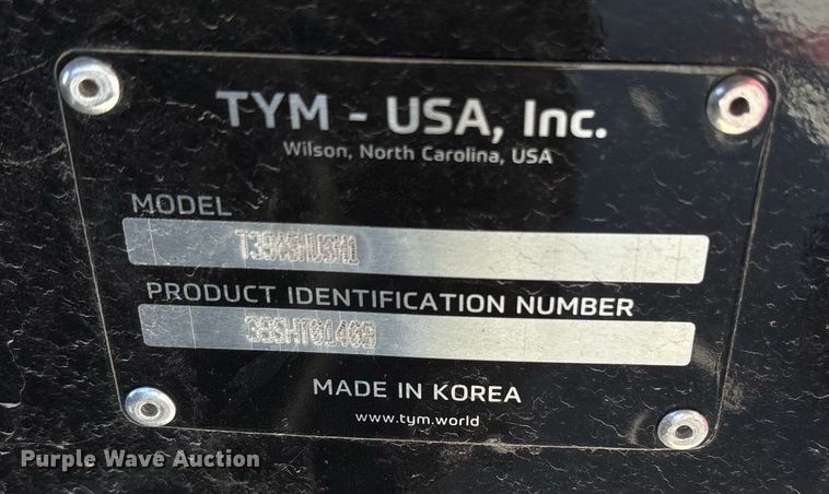 image for item JT9654 2023 TYM T394SHUSM1 MFWD tractor