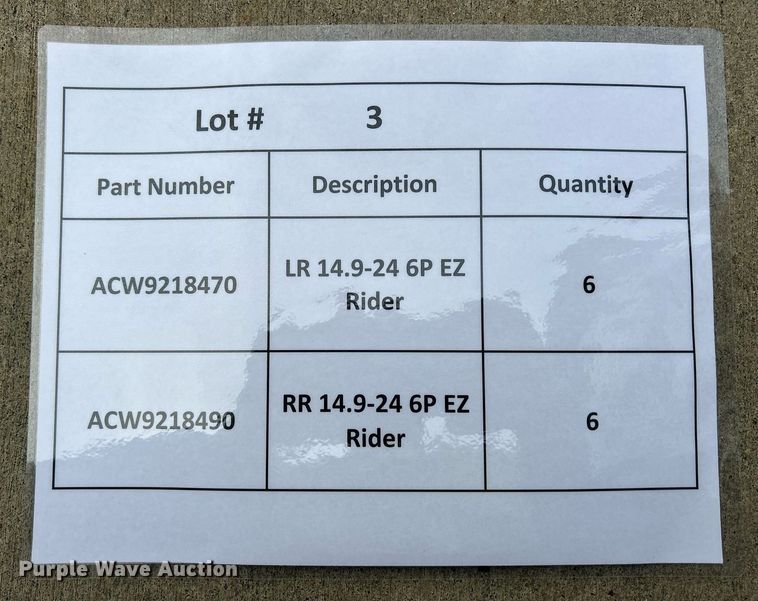image for item MO9246 (12) EZ Rider 14.9-24 tires and wheels