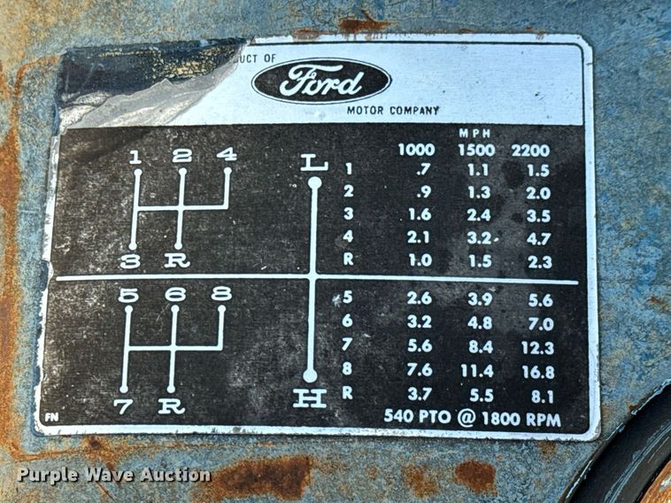 image for item MS9955 1962 Ford 4000 tractor