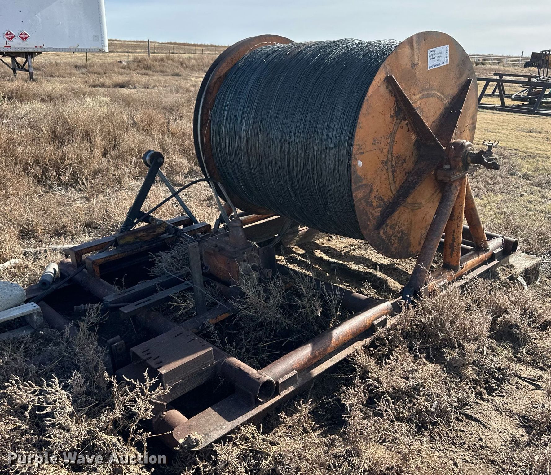 Spool of wire in Ulysses, KS | Item DQ3174 for sale | Purple Wave