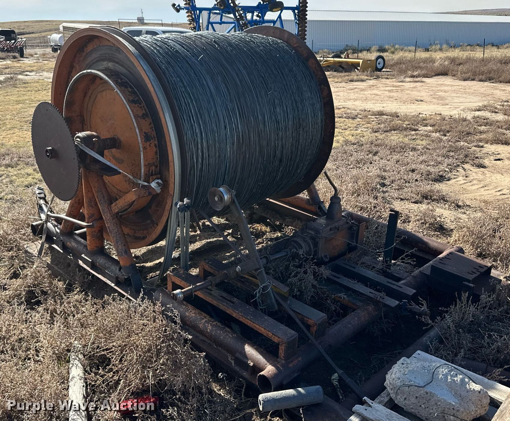 Spool of wire in Ulysses, KS | Item DQ3174 for sale | Purple Wave