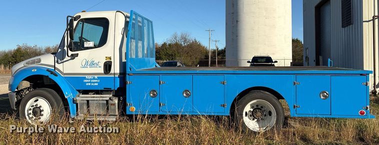 image for item DM1866 2014 Freightliner Business Class M2 106 flatbed truck