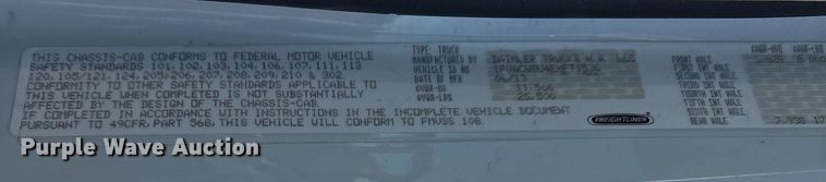 image for item DM1866 2014 Freightliner Business Class M2 106 flatbed truck