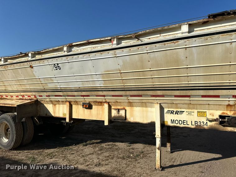 image for item DN0808 1997 Red River MFG LB334 live bottom trailer