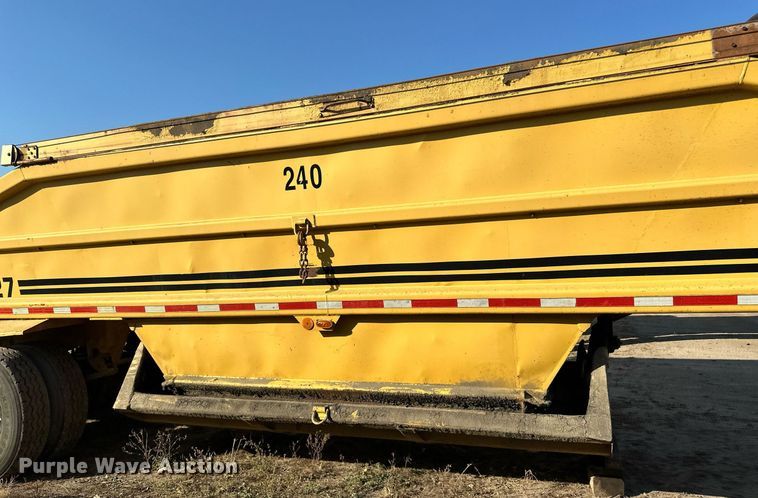 image for item DN0809 1984 Load King  bottom dump trailer