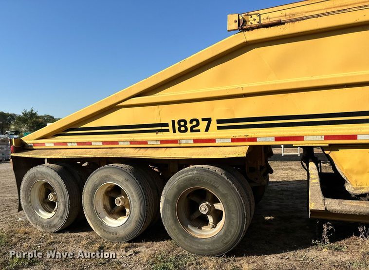 image for item DN0809 1984 Load King  bottom dump trailer