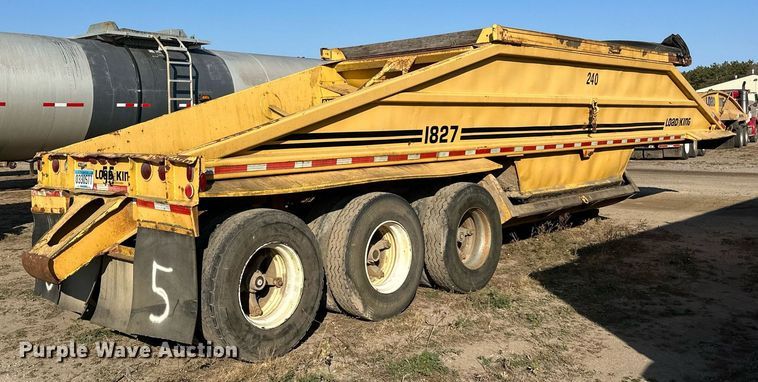 image for item DN0809 1984 Load King  bottom dump trailer