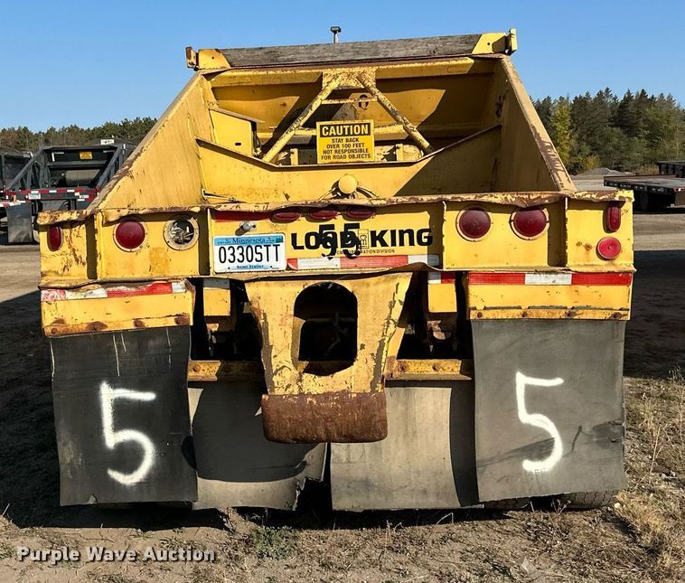 image for item DN0809 1984 Load King  bottom dump trailer