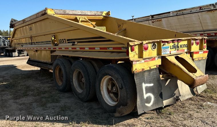 image for item DN0809 1984 Load King  bottom dump trailer