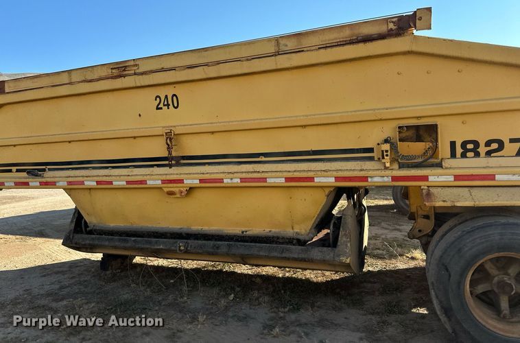 image for item DN0809 1984 Load King  bottom dump trailer