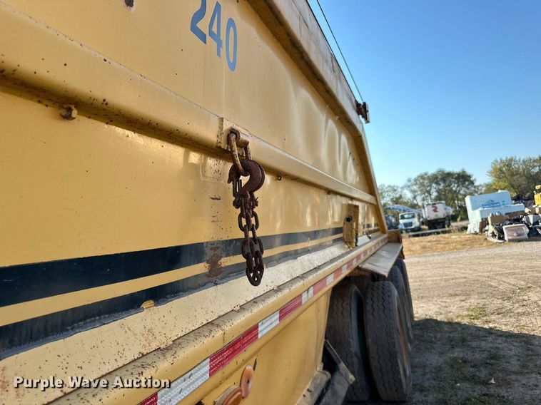 image for item DN0809 1984 Load King  bottom dump trailer