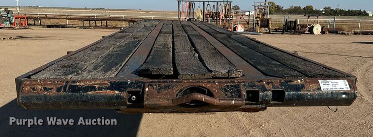 image for item DO1754 1980 Shop built oilfield trailer