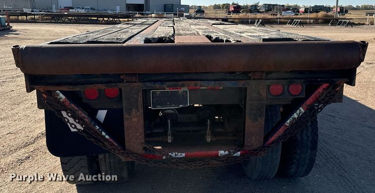 image for item DO1754 1980 Shop built oilfield trailer