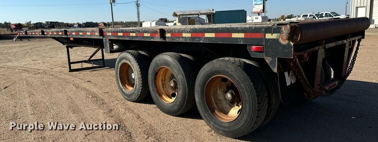 image for item DO1754 1980 Shop built oilfield trailer