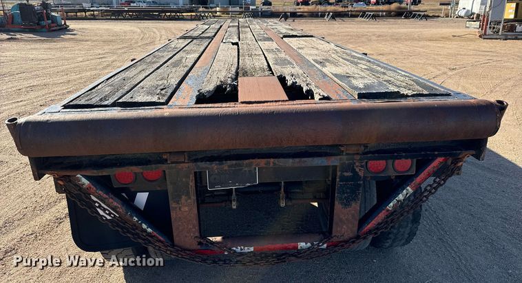 image for item DO1754 1980 Shop built oilfield trailer