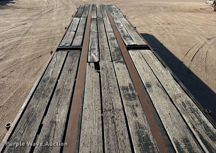 image for item DO1754 1980 Shop built oilfield trailer