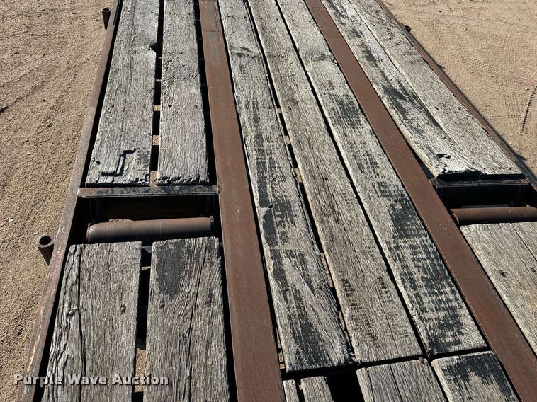 image for item DO1754 1980 Shop built oilfield trailer