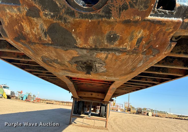 image for item DO1754 1980 Shop built oilfield trailer