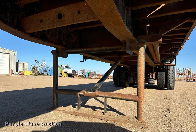 image for item DO1754 1980 Shop built oilfield trailer
