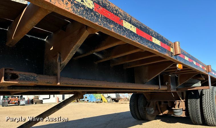 image for item DO1754 1980 Shop built oilfield trailer