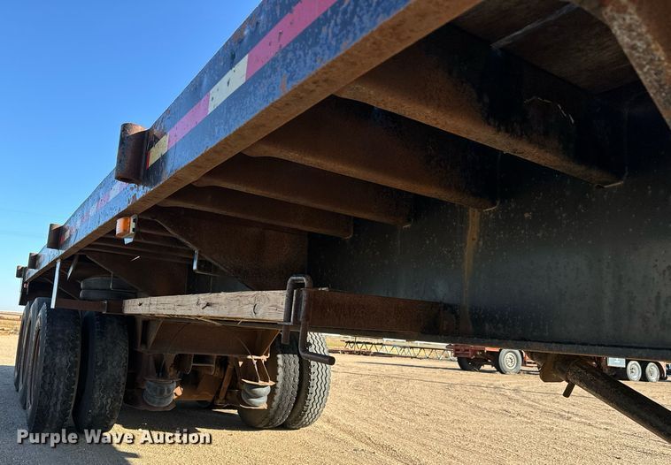 image for item DO1754 1980 Shop built oilfield trailer