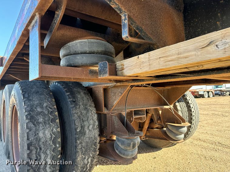 image for item DO1754 1980 Shop built oilfield trailer