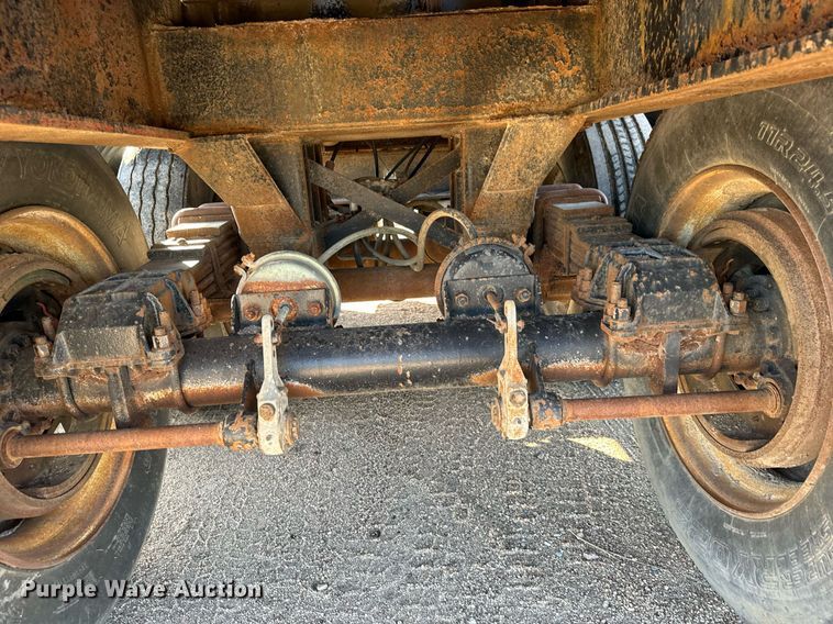 image for item DO1754 1980 Shop built oilfield trailer