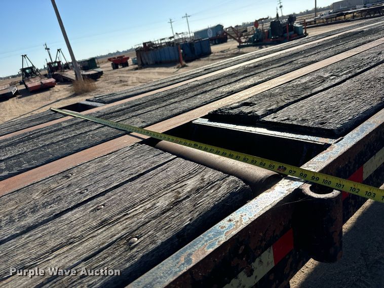 image for item DO1754 1980 Shop built oilfield trailer