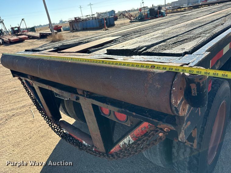 image for item DO1754 1980 Shop built oilfield trailer