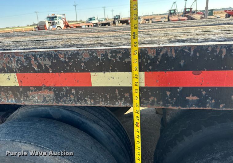 image for item DO1754 1980 Shop built oilfield trailer