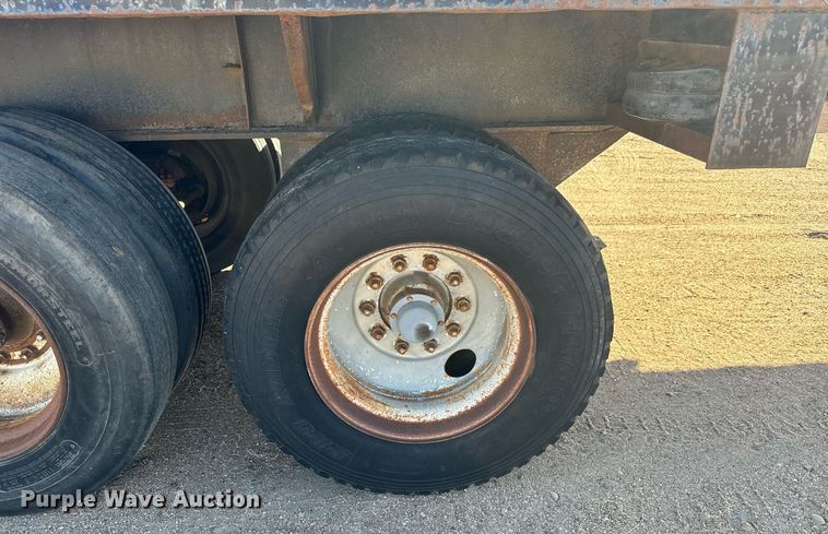 image for item DO1754 1980 Shop built oilfield trailer