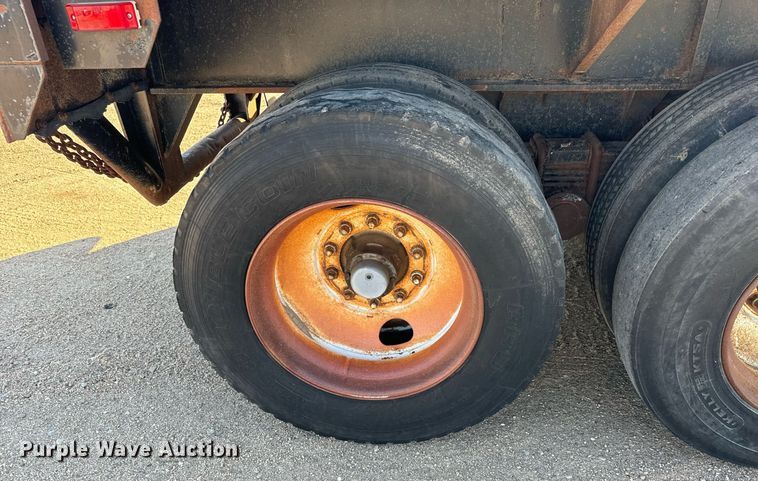 image for item DO1754 1980 Shop built oilfield trailer