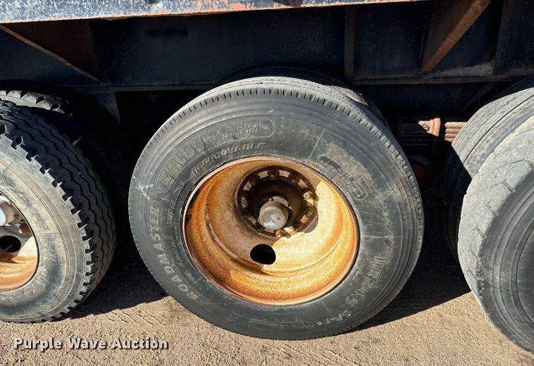 image for item DO1754 1980 Shop built oilfield trailer