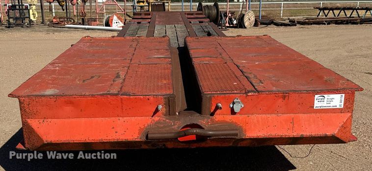 image for item DO1758 1978 Aztec FCB-LB drop deck oilfield trailer 