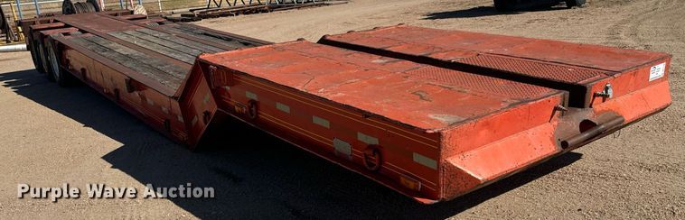 image for item DO1758 1978 Aztec FCB-LB drop deck oilfield trailer 