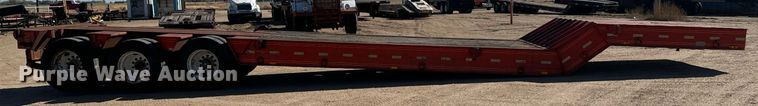 image for item DO1758 1978 Aztec FCB-LB drop deck oilfield trailer 