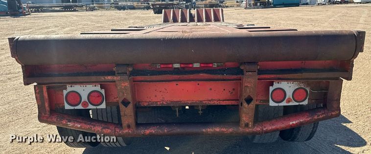 image for item DO1758 1978 Aztec FCB-LB drop deck oilfield trailer 