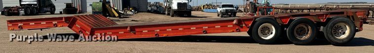 image for item DO1758 1978 Aztec FCB-LB drop deck oilfield trailer 