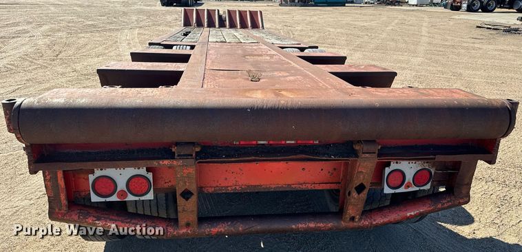 image for item DO1758 1978 Aztec FCB-LB drop deck oilfield trailer 