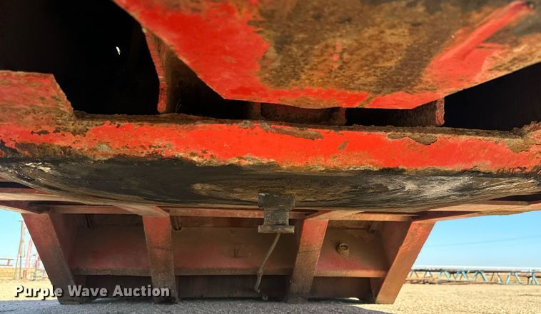 image for item DO1758 1978 Aztec FCB-LB drop deck oilfield trailer 