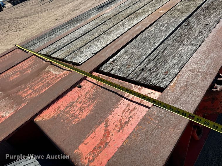 image for item DO1758 1978 Aztec FCB-LB drop deck oilfield trailer 