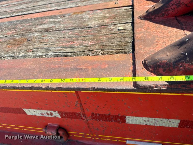 image for item DO1758 1978 Aztec FCB-LB drop deck oilfield trailer 