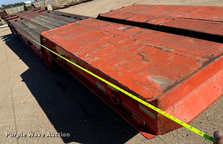 image for item DO1758 1978 Aztec FCB-LB drop deck oilfield trailer 