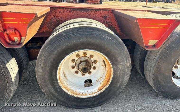 image for item DO1758 1978 Aztec FCB-LB drop deck oilfield trailer 